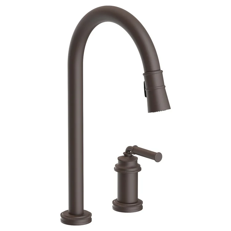 Kitchen Faucet Taft 1 Lever ADA Antique Brass Pull Down Spout Height 10-1/5 Inch 1.8 Gallons per Minute - Frankwebs
