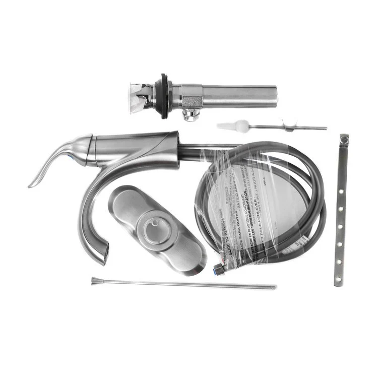 Lahara Single Handle Bathroom Faucet with Drain - Frankwebs