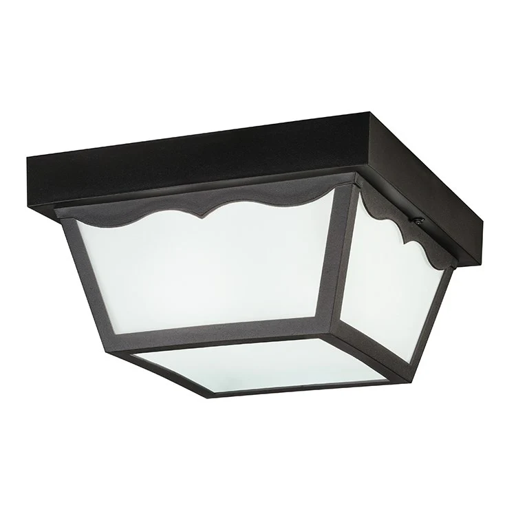 Two-Light Outdoor Flush Mount Ceiling Fixture - Frankwebs