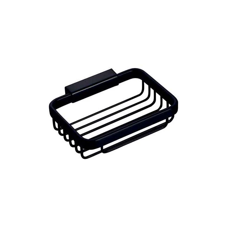 Soap Basket Hotelier Matte Black Brass Wall Mount - Frankwebs