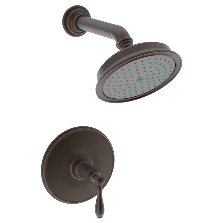 Ithaca Pressure Balance Shower Trim with Lever Handle - Polished Brass Uncoated - Frankwebs