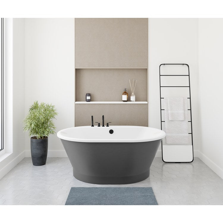 Freestanding Tub Brioso 60 x 42 Inch White Center Oval - Frankwebs