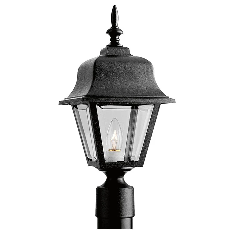 Mansard Roof Weather-Resistant Single-Light Post Lantern - Frankwebs