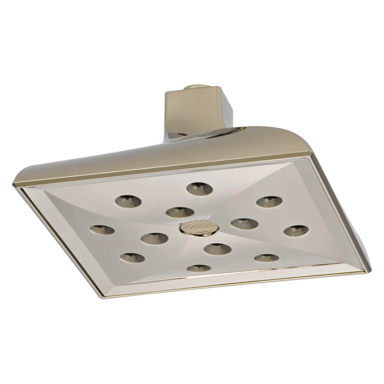 Showerhead Virage 1 Function H2Okinetic Ceiling Mount Rain Can Brilliance Luxe Gold 8 Inch 1.75 Gallons per Minute Square Full Spray - Frankwebs