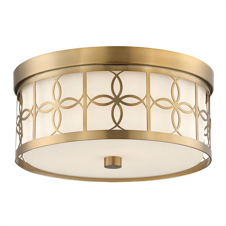 Anniversary Two-Light Flush Mount Ceiling Fixture - Frankwebs