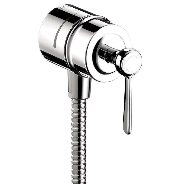 Wall Outlet Montreux with Check Valves and Volume Control Brushed Black Chrome Lever ADA - Frankwebs