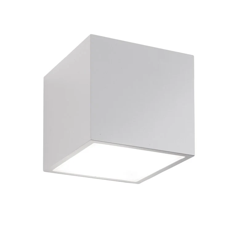 Bloc Single-Light LED Outdoor Flush Mount Ceiling Fixture 4000K - Frankwebs