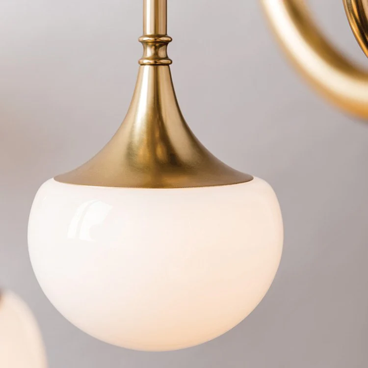 Fleming Eight-Light Semi-Flush Mount Ceiling Fixture - Frankwebs