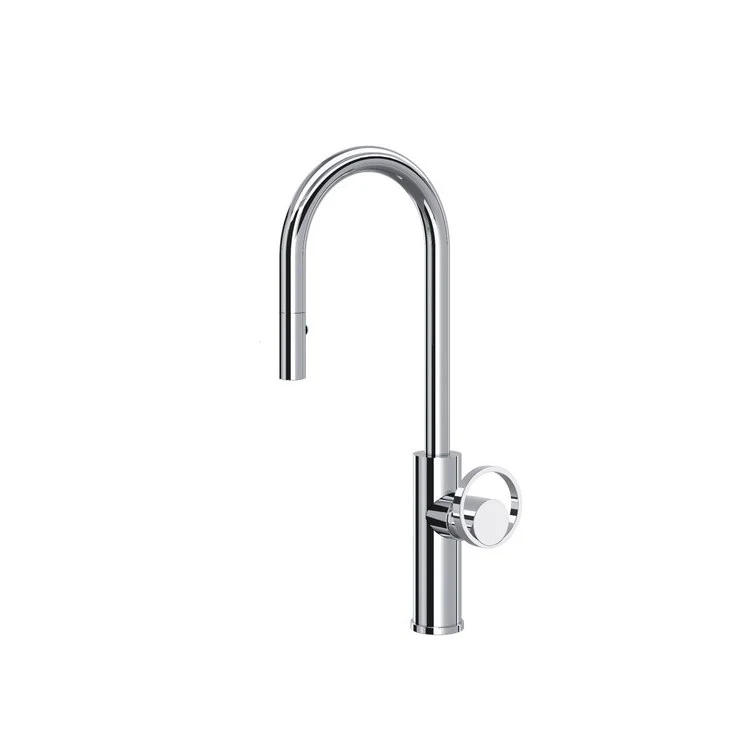 Bar Faucet Eclissi Pull Down Less Handle Polished Chrome 1.8 Gallons per Minute - Frankwebs