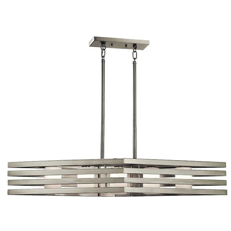 Realta Five-Light Halogen Linear Chandelier - Frankwebs