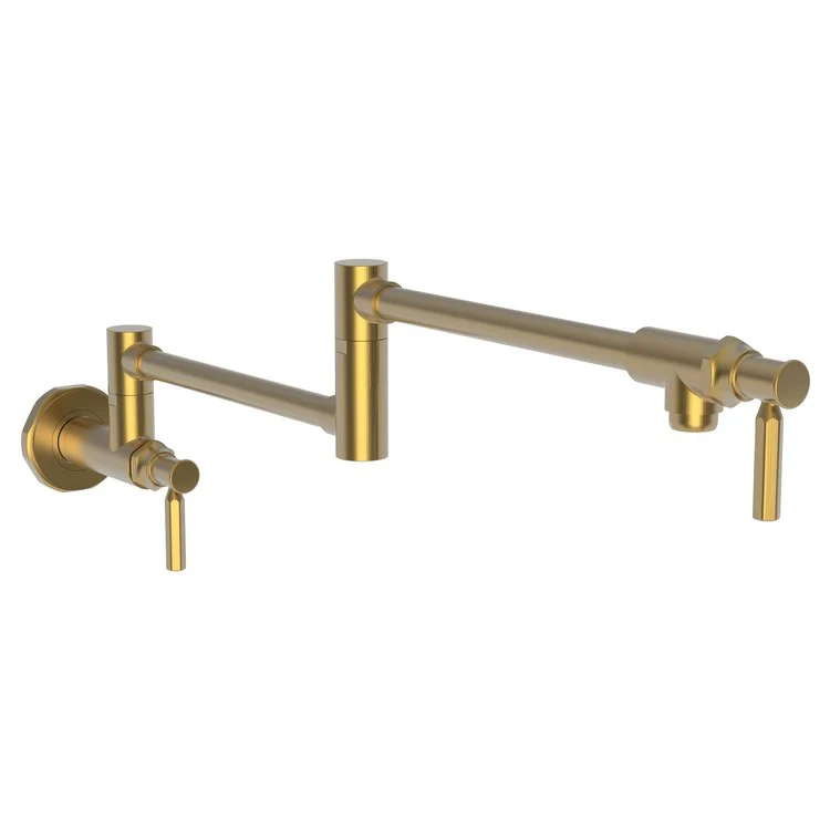 Pot Filler Heaney Wall Mount 2 Lever ADA English Bronze - Frankwebs
