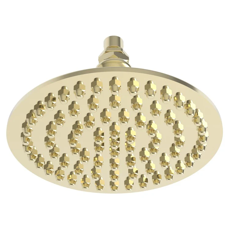 Showerhead Newport Bath 1 Function Ceiling Mount Matte White 9-1/8 Inch 1.8 Gallons per Minute 74 Spray Jets - Frankwebs