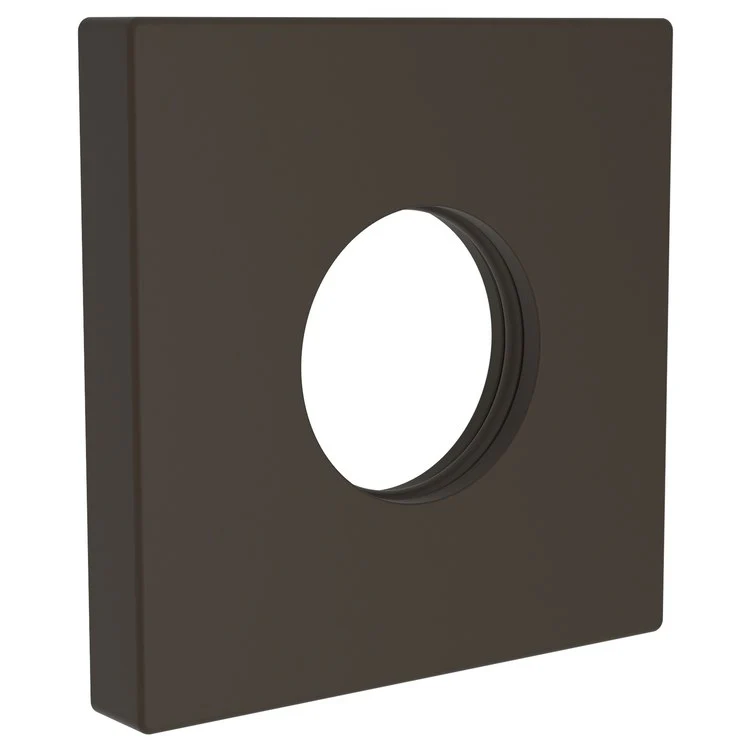 Shower Arm Flange Square Midnight Chrome 2-1/2 Inch Brass - Frankwebs