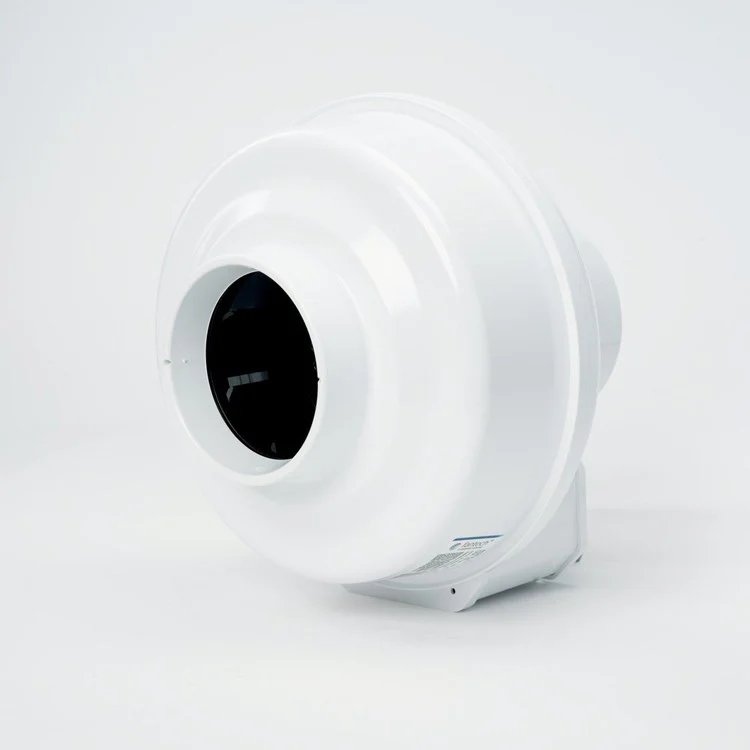 Radon Fan Inline 169 Cubic Feet per Minute 120 Volt 4 Inch Plastic - Frankwebs