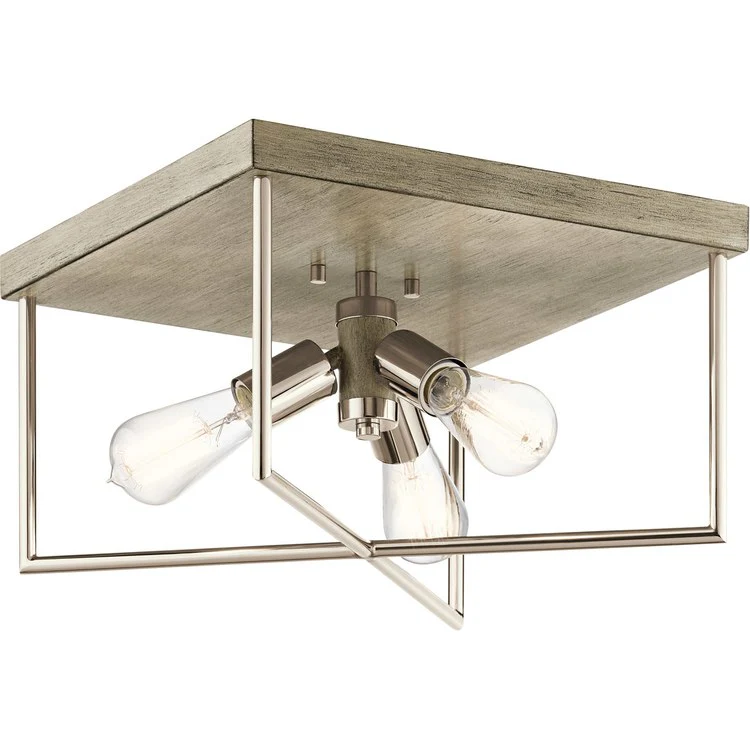 Tanis Three-Light Flush Mount Ceiling Fixture - Frankwebs