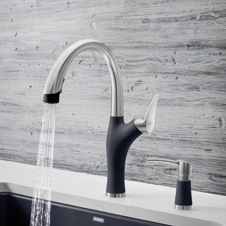 Artona Single Handle Pull Down Kitchen Faucet 1.5 GPM - Frankwebs