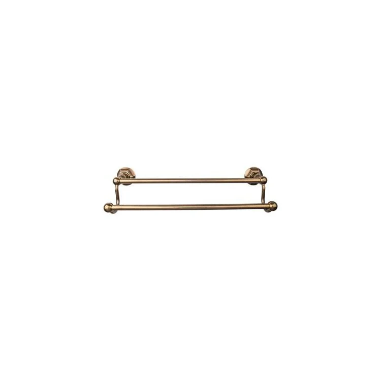 Towel Bar Edwardian 30 Inch Hex Backplate Polished Chrome Zinc Alloy for Bath Hardware - Frankwebs