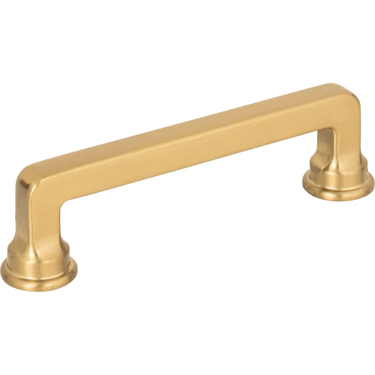 Drawer Pull Atlas Oskar Warm Brass Zinc Alloy 3-3/4 Inch - Frankwebs