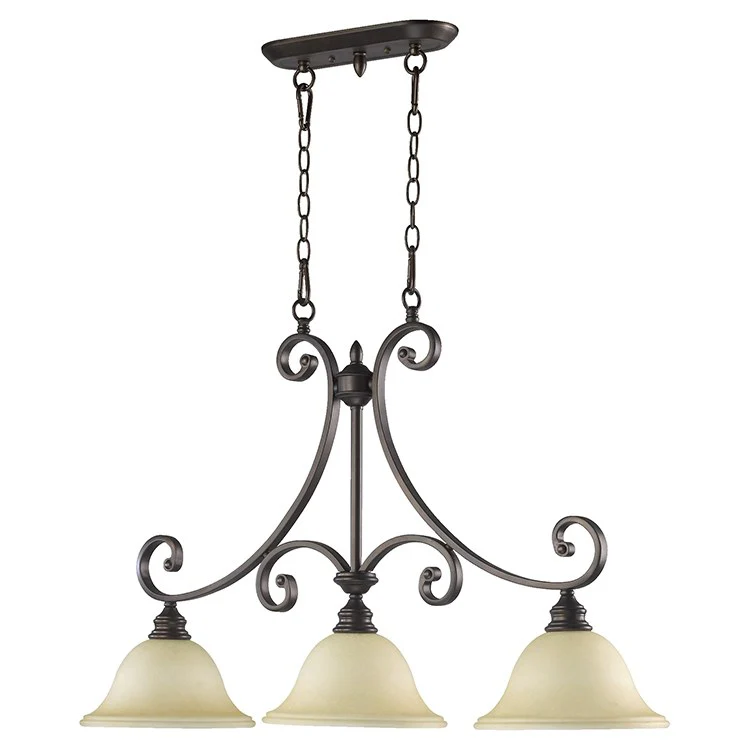 Bryant Three-Light Island Chandelier - Frankwebs