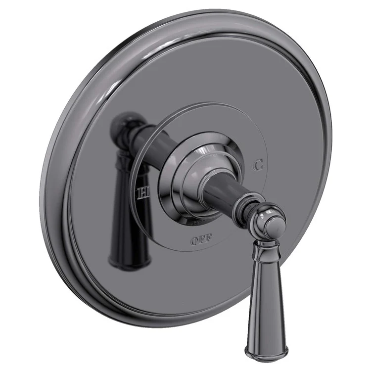 Pressure Balance Valve Trim Aylesbury Round 1 Lever Polished Brass Uncoated Living ADA Depth 4 Inch - Frankwebs