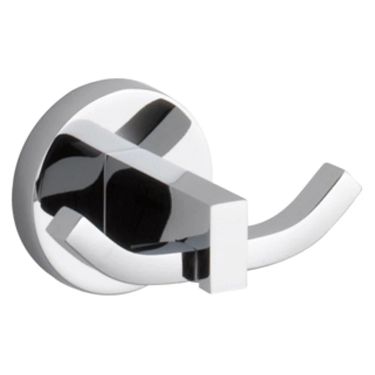 Robe Hook Ribbon Double Chrome 2 Inch 1-31/32 Inch Wall Mount Metal - Frankwebs