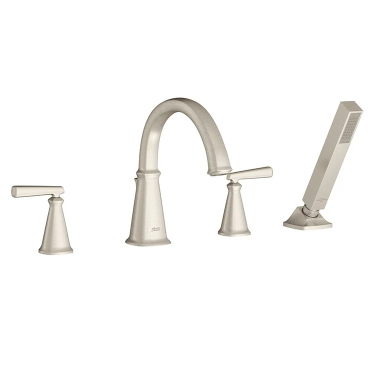 Edgemere Two Handle Roman Tub Faucet with Handshower for Flash Valve - Frankwebs