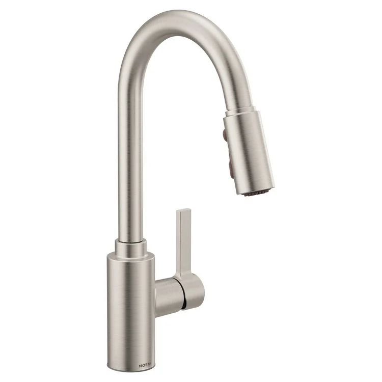 Kitchen Faucet Genta 1 Lever ADA Matte Black Pull Down High Arc - Frankwebs