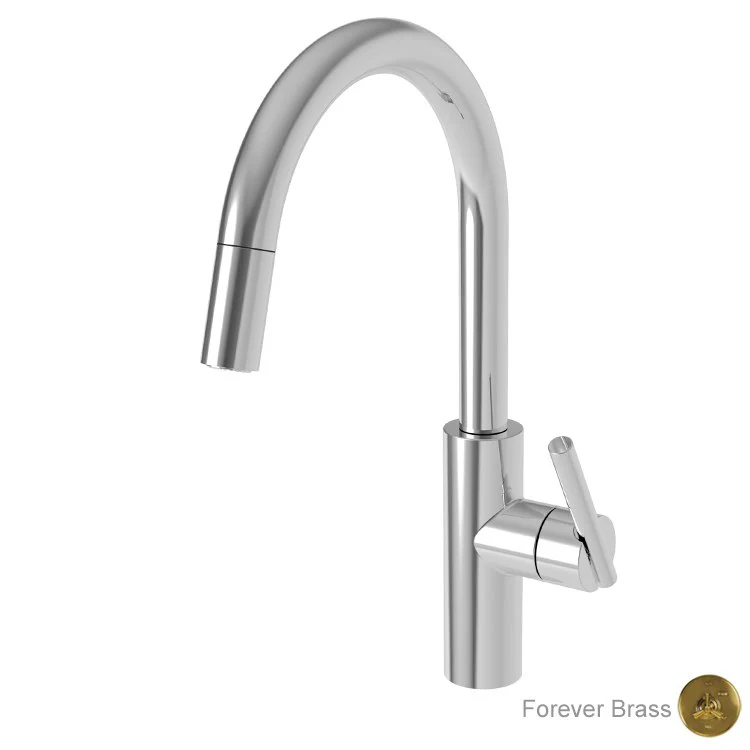 Kitchen Faucet East Linear 1 Lever ADA English Bronze Pull Down Spout Height 9-3/5 Inch 1.8 Gallons per Minute - Frankwebs