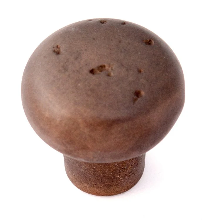 Knob Sierra Round Rust Bronze Bronze 1-1/4 Inch 1-1/4 Inch 5/8 Inch - Frankwebs