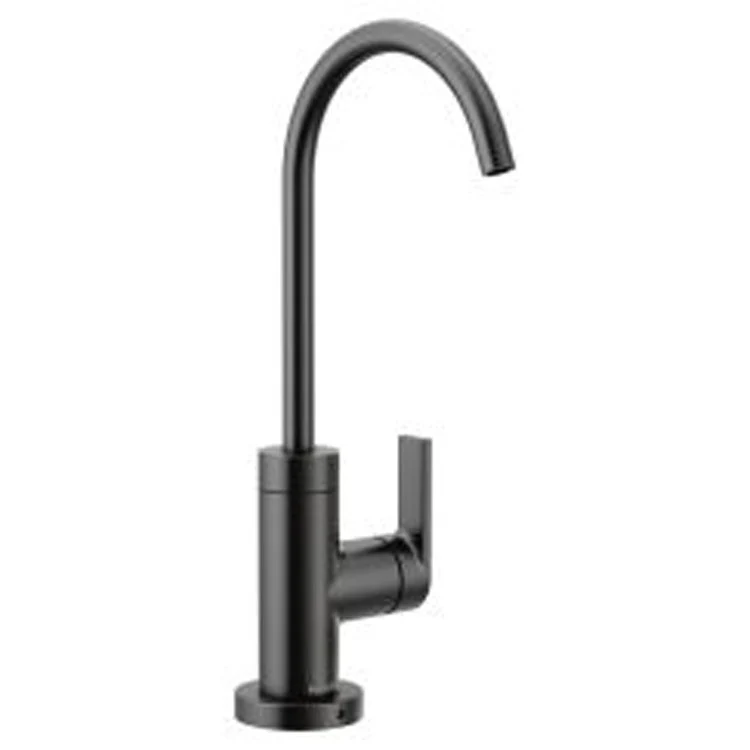 Beverage Faucet Sip Modern 1 Lever ADA Black/Stainless Steel - Frankwebs