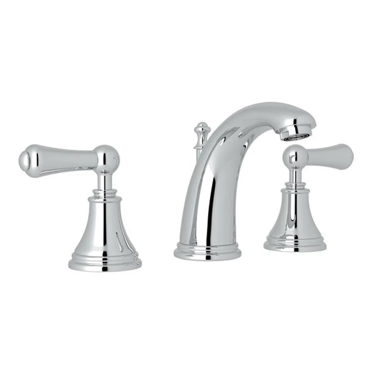 Lavatory Faucet Georgian Era 6-15 Inch Spread 2 Lever English Bronze 1.2 Gallons per Minute High Neck Spout - Frankwebs