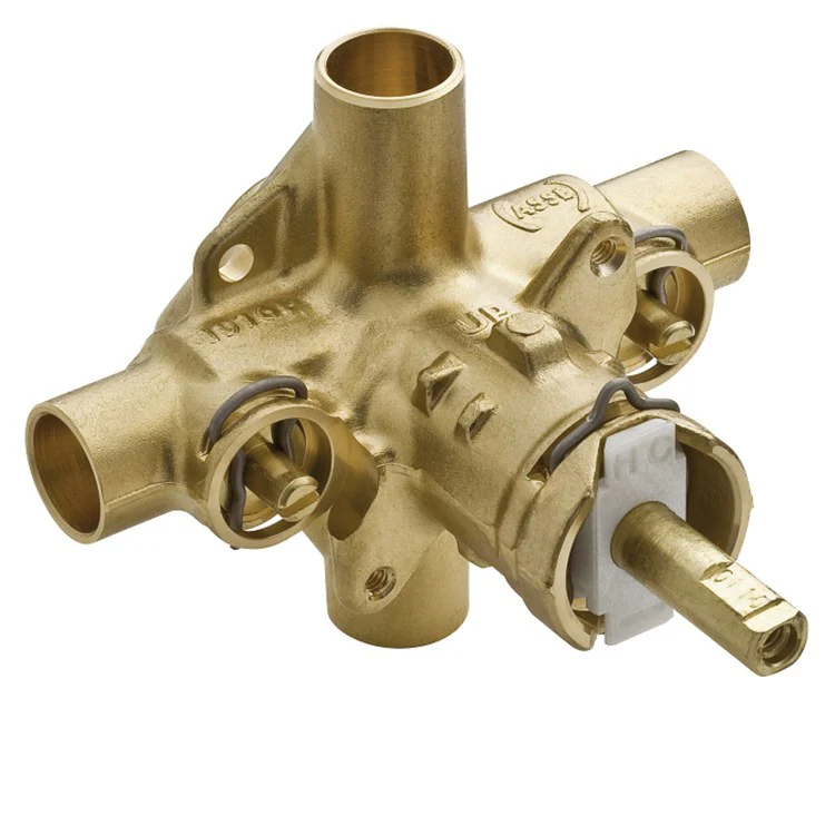 Rough-In Valve M-Pact 4 Port Pressure Balancing with Stops 1/2 Inch CC 15-1/8 Inch - Frankwebs
