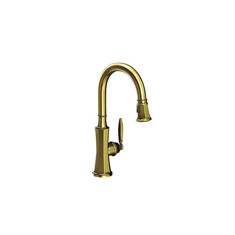 Metropole Single Handle Pull Down Bar/Prep Faucet - Satin Bronze PVD - Frankwebs