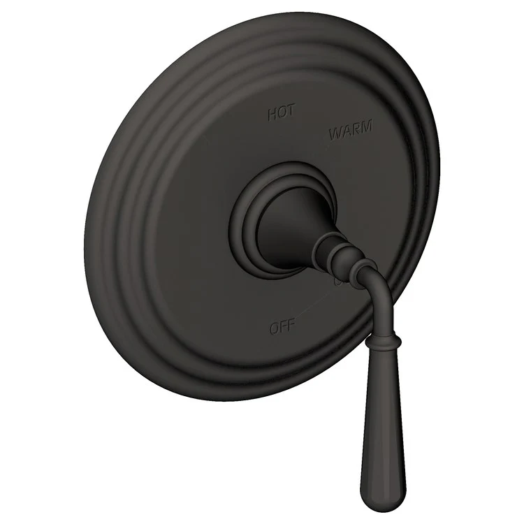 Pressure Balance Valve Trim Bevelle Round 1 Lever Matte White ADA Depth 4-6/7 Inch - Frankwebs