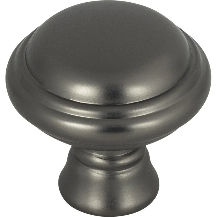Knob Grace Henderson Flat Black Zinc Alloy 1-1/4 x 1-1/4 Inch - Frankwebs