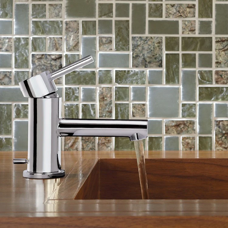 Align Single Handle Low-Arc Bathroom Faucet with Pop-Up Drain - Frankwebs