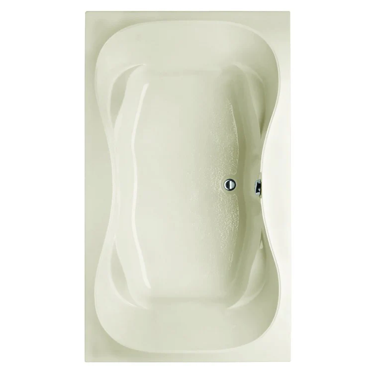 Soaking Tub Studio Collection Studio 60 x 42 Inch Drop-In Tub Only Side Center Biscuit Acrylic - Frankwebs