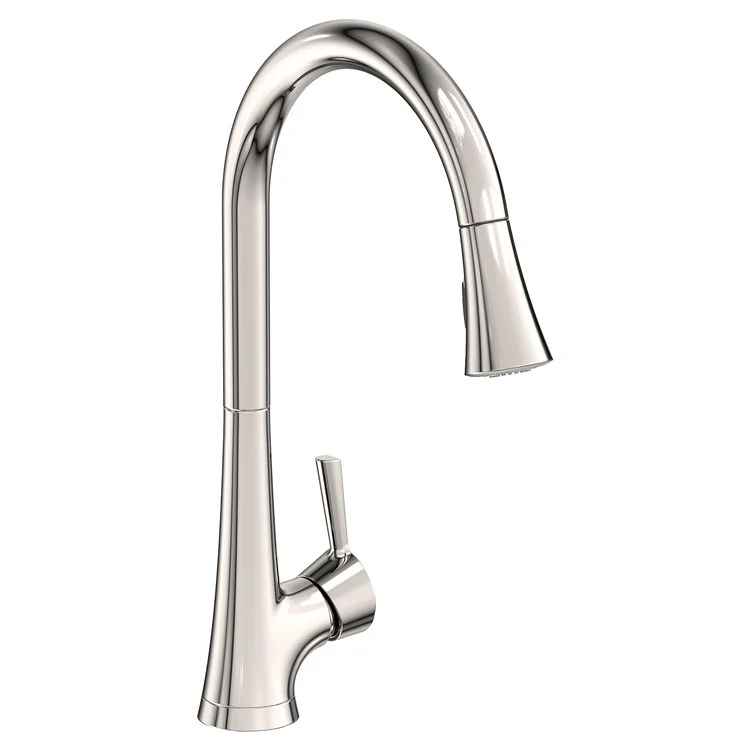 Kitchen Faucet Vespera 1 Lever ADA Matte White Pull Down Spout Height 10 Inch 1.8 Gallons per Minute - Frankwebs