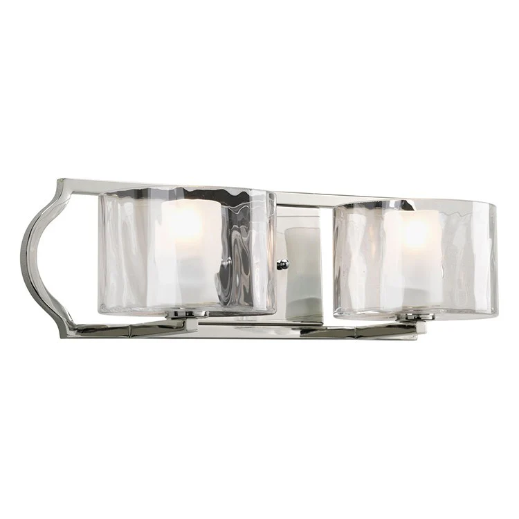 Caress Two-Light Bath Lighting Fixture with Bulbs - Frankwebs