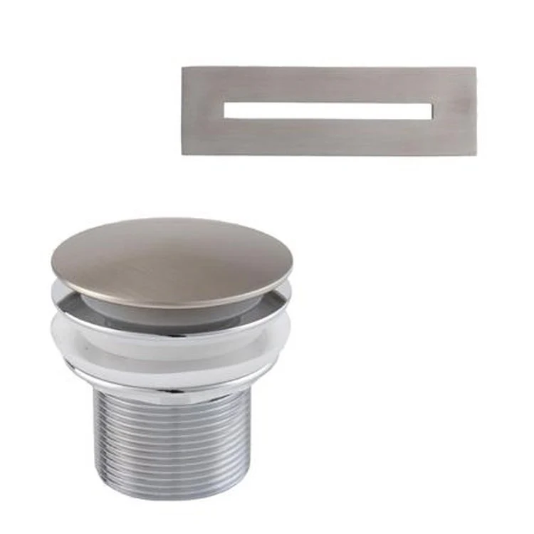 Freestanding Tub Penney 61 Inch Oval Acrylic White/Brushed Nickel Drain and Overflow No Faucet Holes Tap Deck - Frankwebs