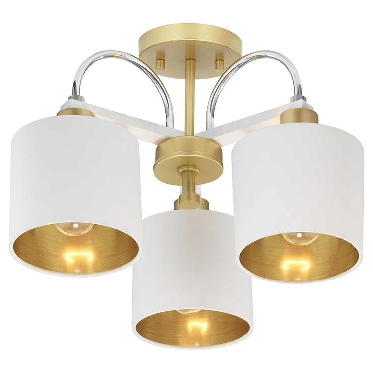 Rigsby Three-Light Convertible Semi-Flush Mount Ceiling Fixture/Pendant - Frankwebs