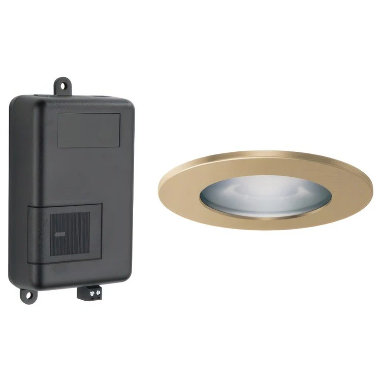 Light Module Mystix Lumicoat Luxe Gold Choose From Colors Blue Green Pink Yellow Red Violet White Includes ChromaTherapy Module & LED Recessed Light Fixture with Finished Trim Ring - Frankwebs