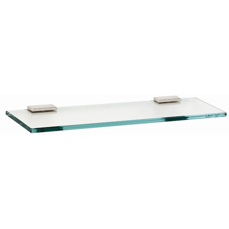 Shelf Arch Bath with Brackets Unlacquered Brass 24 Inch Brass/Glass - Frankwebs
