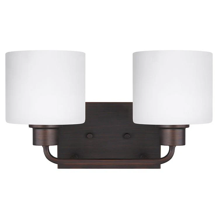 Canfield Two-Light LED Bathroom Vanity Fixture - Frankwebs