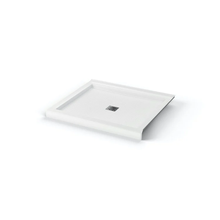 Shower Base B3 Corner Right Stabili-T Square Drain White 48 x 32 Inch Acrylic - Frankwebs