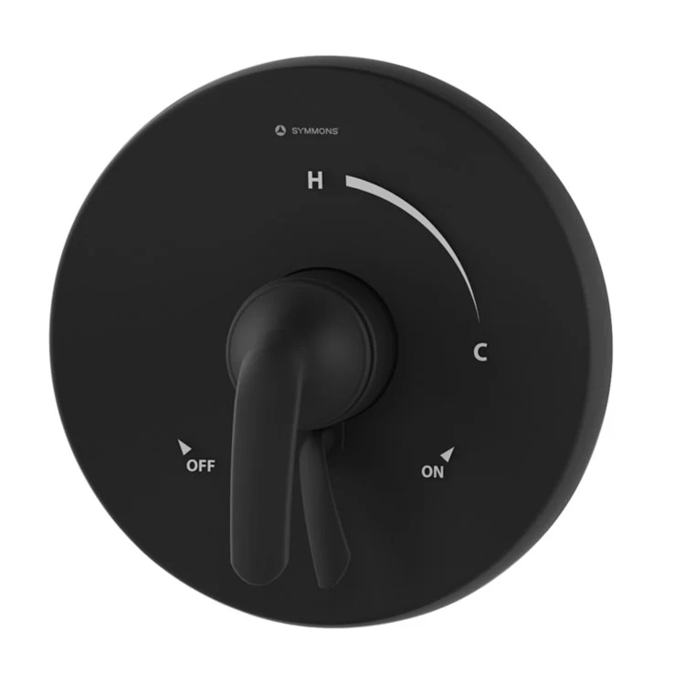 Shower Valve Trim Elm with VersaFlex Integral Diverter 1 Lever Matte Black ADA for S261/262 Series Temptrol VersaFlex Shower Valve - Frankwebs