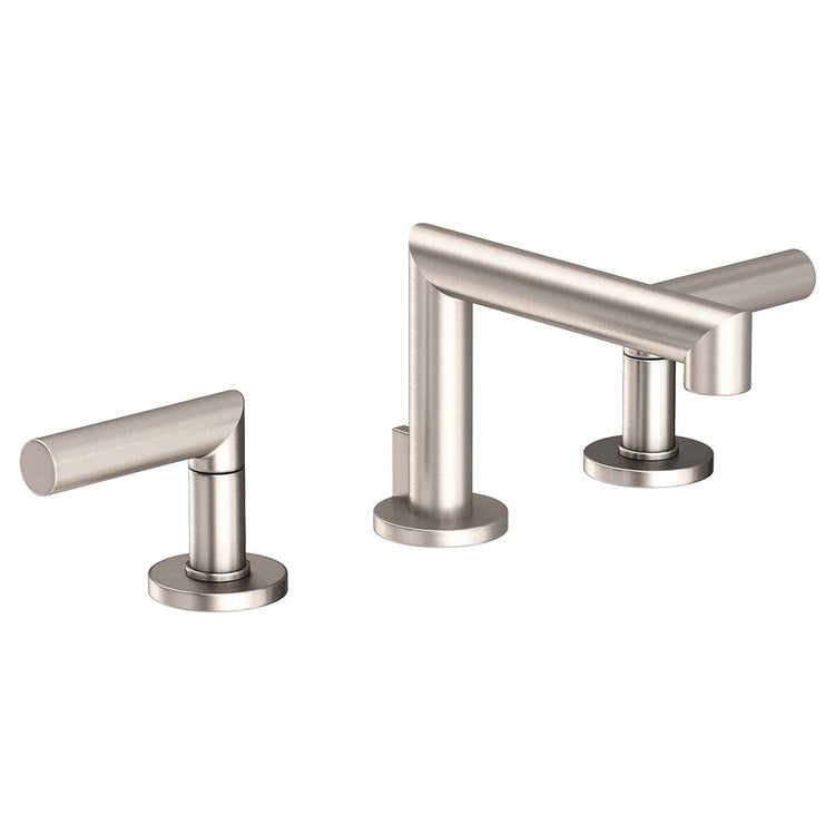 Lavatory Faucet Kirsi Widespread 8 to 20 Inch Spread 2 Lever ADA Oil Rubbed Bronze 1.2 Gallons per Minute Brass Spout Height 3-1/8 Inch - Frankwebs