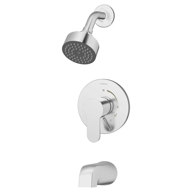 Identity Wall-Mount Tub and Shower Faucet Trim Kit with Single Handle without Valve (1.5 GPM) - Frankwebs
