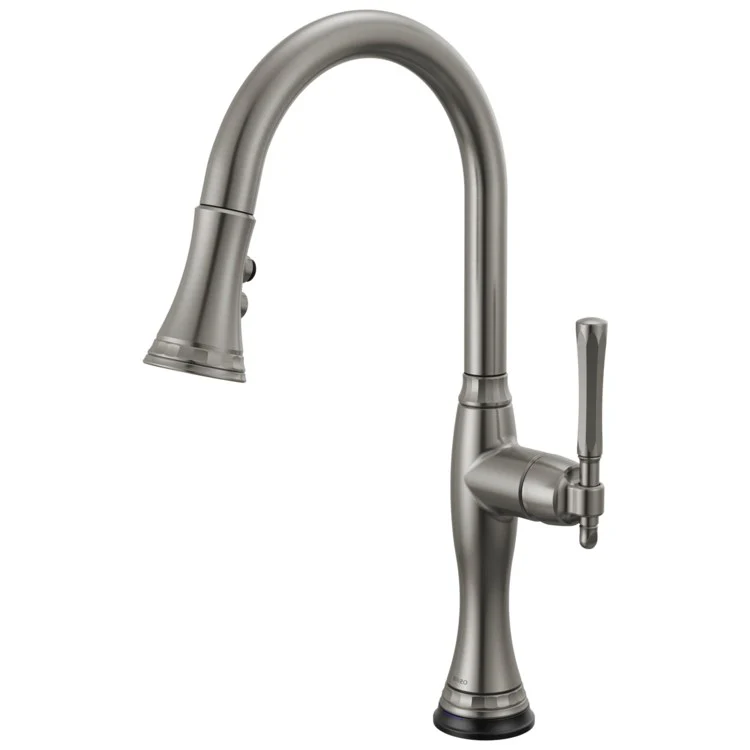 Kitchen Faucet Tulham 1 Lever ADA Polished Chrome Pull Down 2 Function Handspray 1.8 Gallons per Minute - Frankwebs