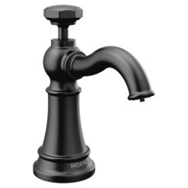 Soap Dispenser Paterson Matte Black Traditional 18 Ounce 3-1/2 Inch 5 Inch S3955BL - Frankwebs